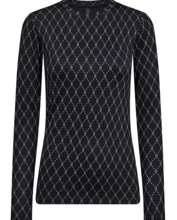 Hype The Detail Bluse Printed Blouse Sort