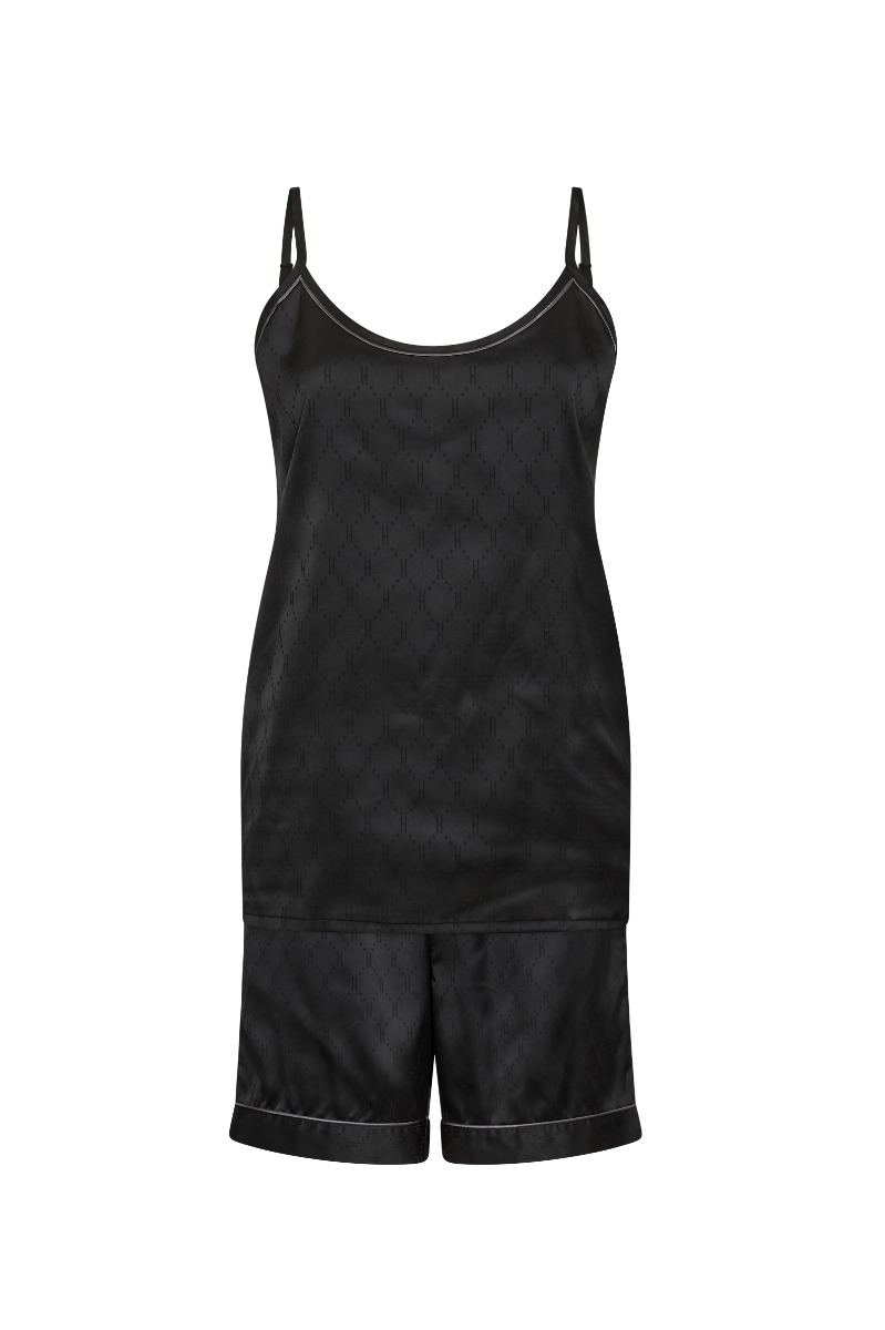 Hype The Detail Nattøj Satin Short Set Sort
