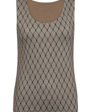 Hype The Detail Top Printed Top Sand