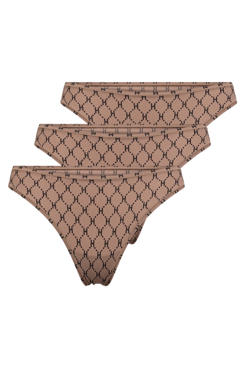Hype The Detail Undertøj String Logo -pk Brun