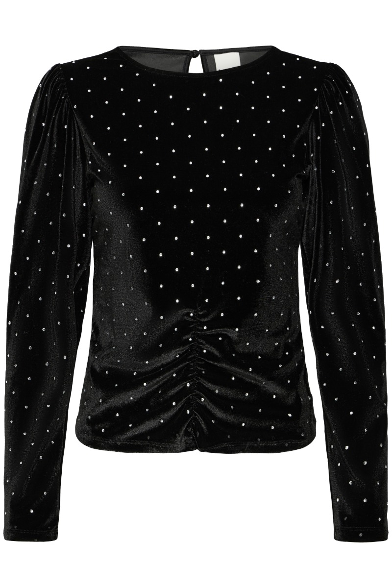 Ichi Bluse Darla Ls Black