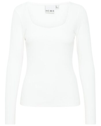 Ichi Bluse Ih Oreta Ls Cloud Dancer