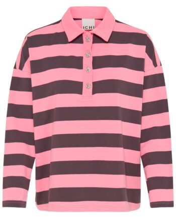 Ichi Bluse Immy Ls Huckleberry    Wild Rose