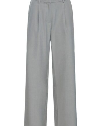 Ichi Bukser Fava Wide Grey Melange  Levering Midt November
