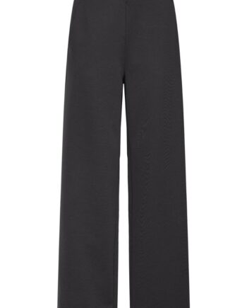 Ichi Bukser Kate Wide Dark Grey Melange