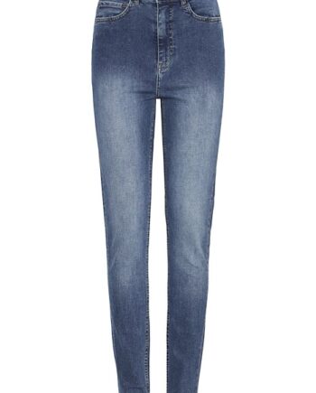 Ichi Jeans Twiggy Slim Hw Medium Blue