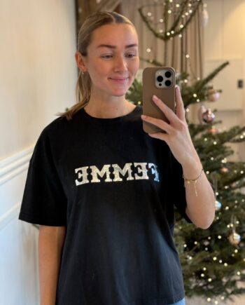 Ichi  -shirt Ih Moey Ss Black