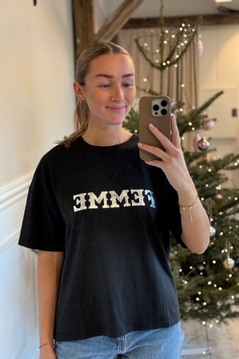 Ichi -shirt Ih Moey Ss Black