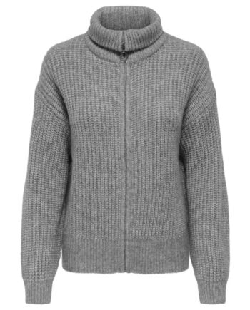 Jdy Cardigan Jdy Silja     Zip Cardigan December Sky Melange