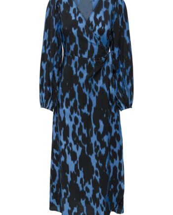 Jdy Kjole Drew Life     Wrap Midi Dress Ebb And Flow