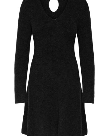 Jdy Kjole Nova      -neck Skater Dress Black