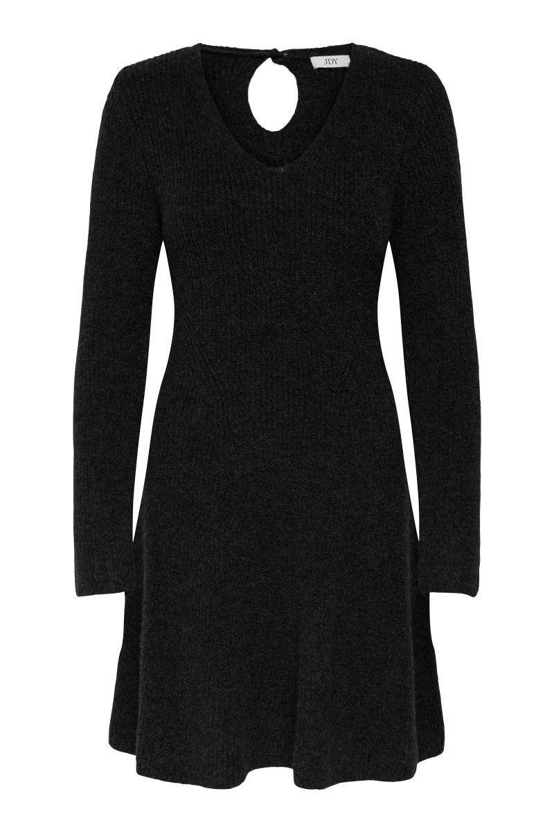 Jdy Kjole Nova -neck Skater Dress Black