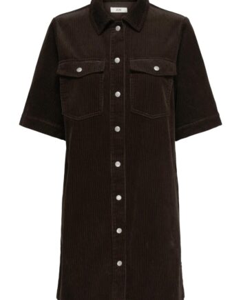 Jdy Kjole Shiraz     Button Dress Coffee Bean