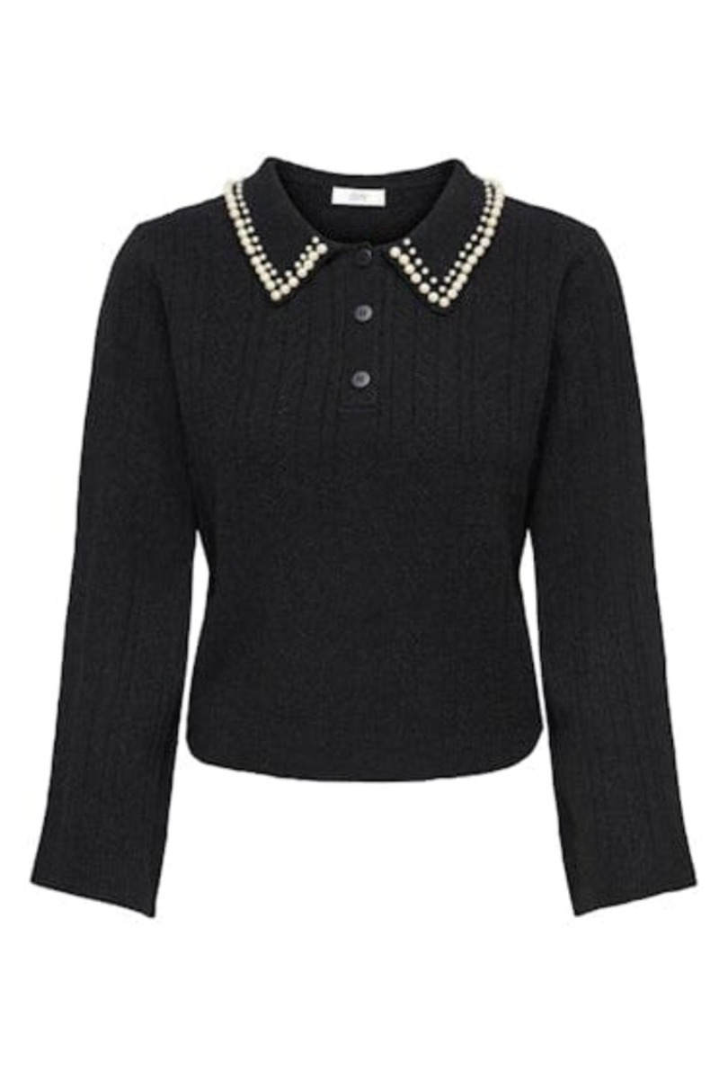 Jdy Strik April Life Pearl Collar Black