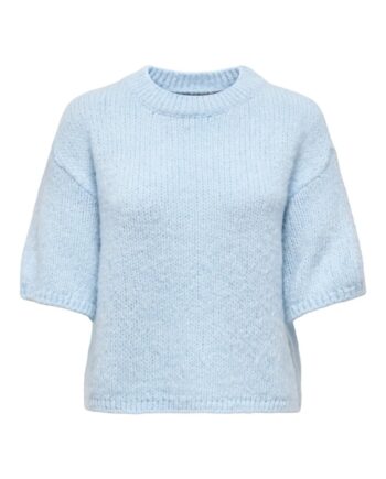 Jdy  -shirt Linea     Pullover  -neck Cashmere Blue