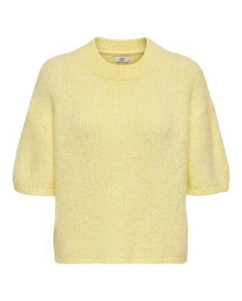 Jdy  -shirt Linea     Pullover  -neck Pastel Yellow