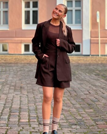 Loved By Lykke Blazer Bellis Blazer Dark Brown