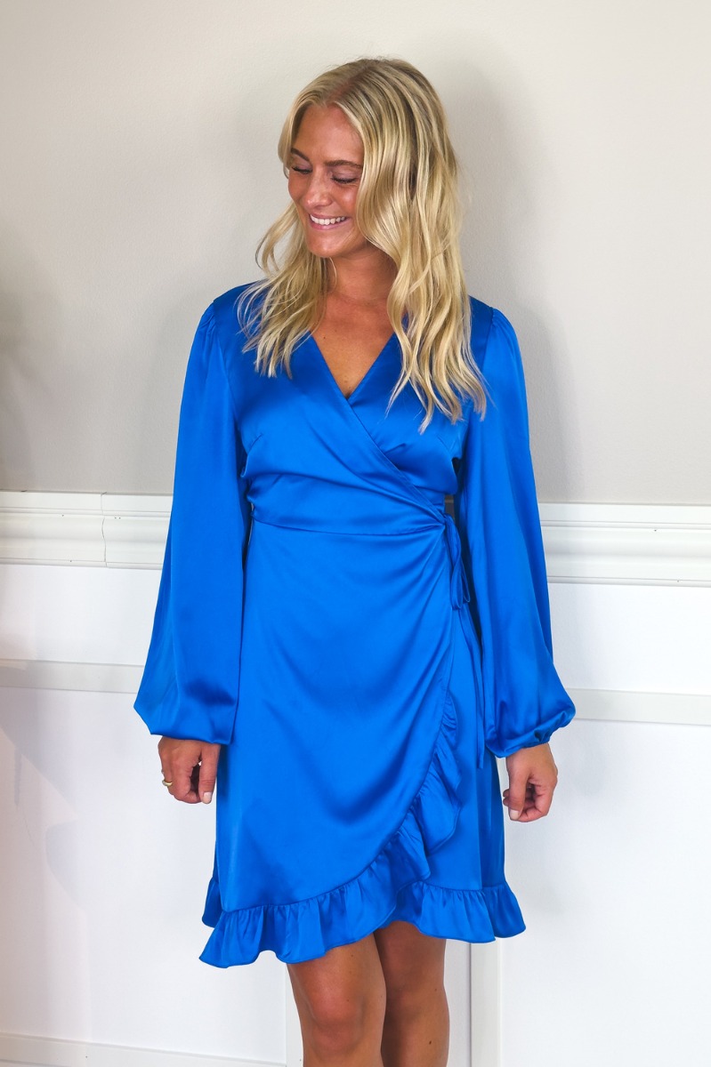 Loved By Lykke Kjole Tulle Dress Blue