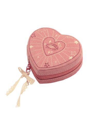 Maanesten Smykkeskrin Heart Jewelry Box Pink Theatre Magic Pink
