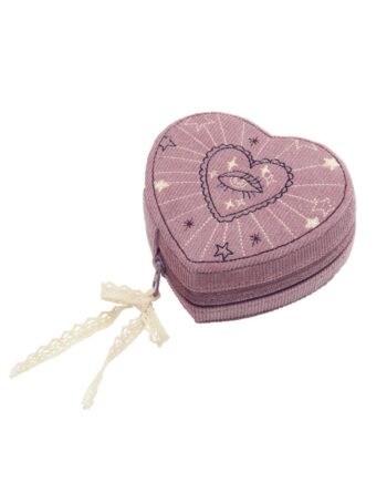 Maanesten Smykkeskrin Heart Jewelry Box Purple Theatre Magic Purple