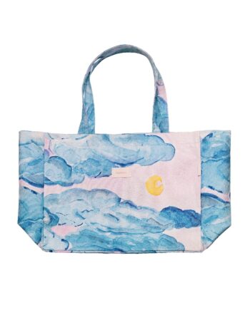 Maanesten Taske Big Canvas Totebag Moonshine Rose Blue