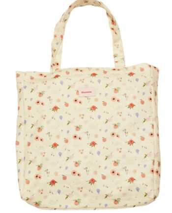 Maanesten Taske Canvas Totebag Roses And Shells