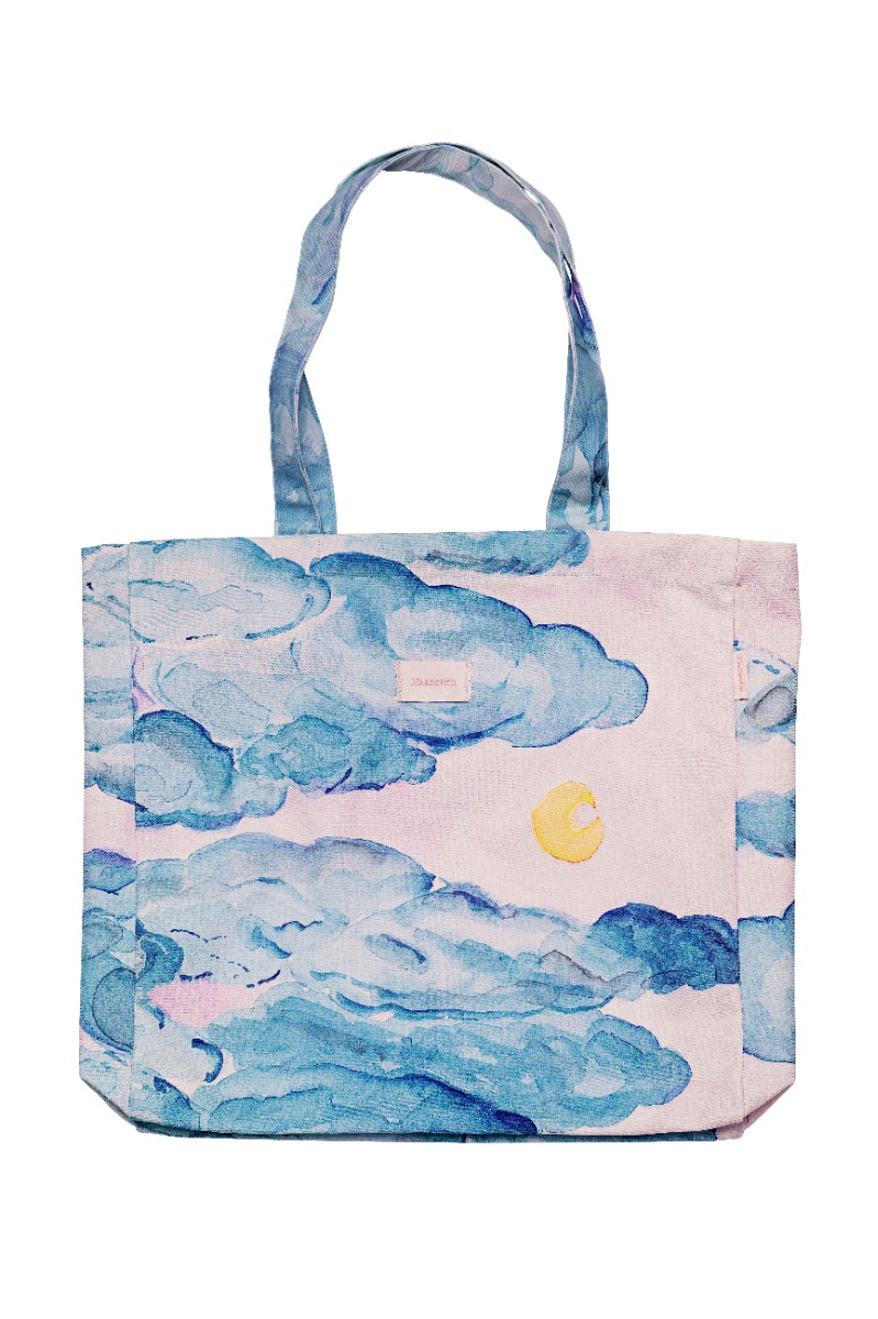 Maanesten Taske Totebag Moonshine Rose Blue