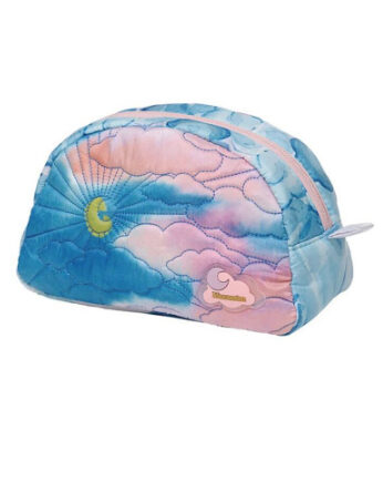 Maanesten Toilettaske Makeup Bag Medium Moonshine Blue Blå Lyserød