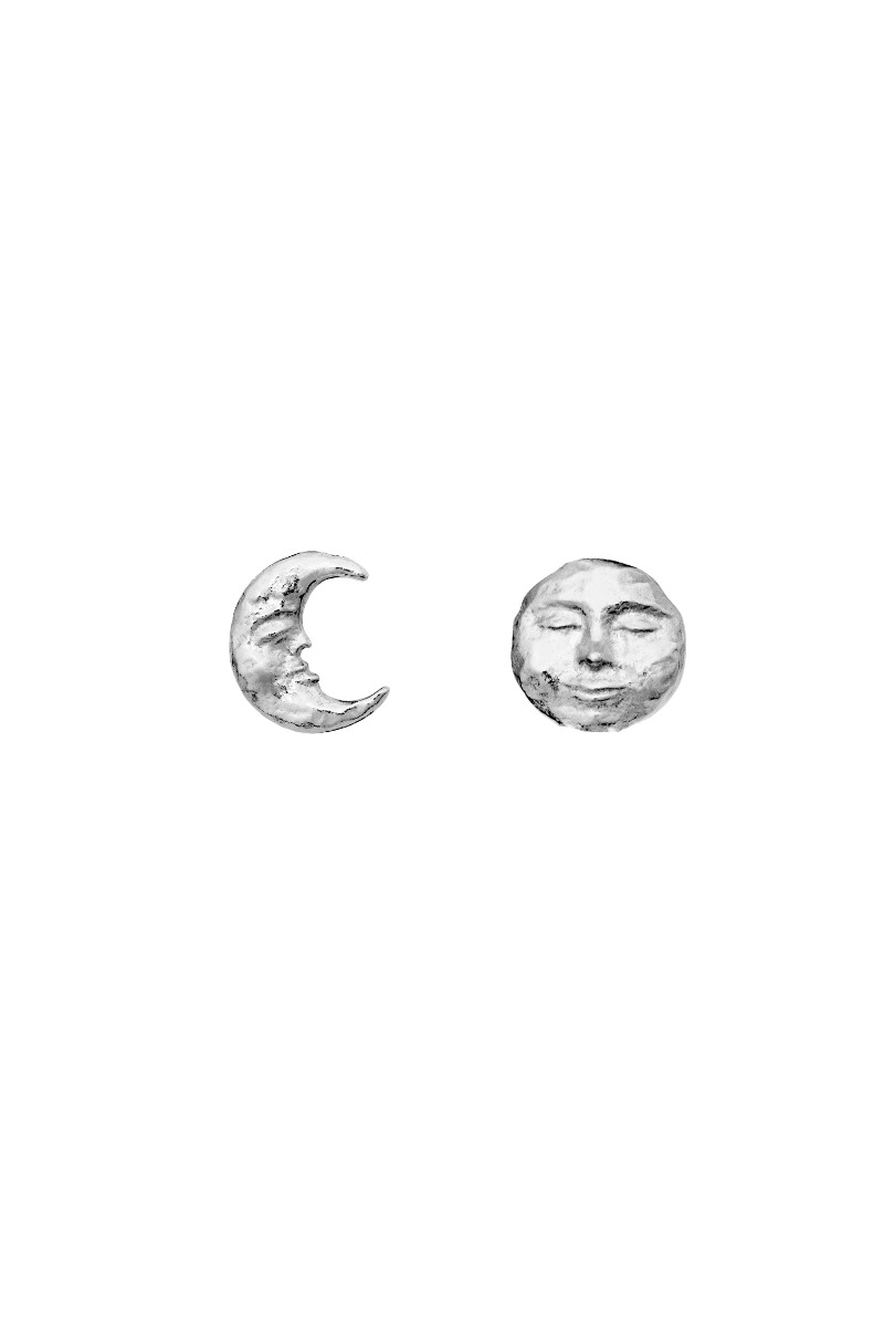 Maanesten øreringe Emma Earrings Sølv