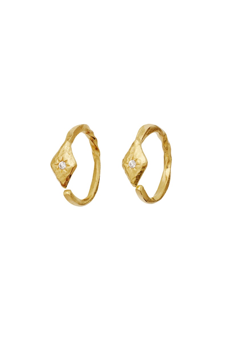 Maanesten øreringe Forte Earrings Guld