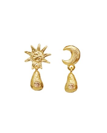 Maanesten øreringe Lainy Earrings Guld