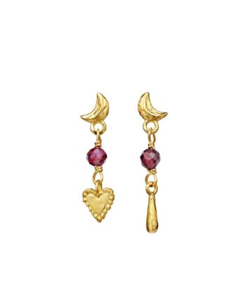 Maanesten øreringe Nuova Earrings Guld