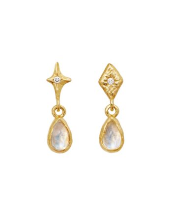 Maanesten øreringe Poco Earrings Guld