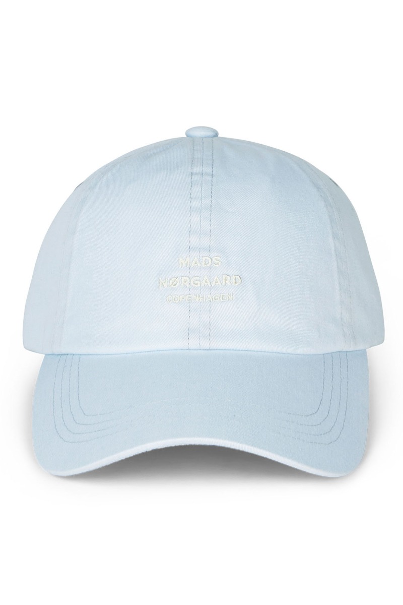 Mads Nørgaard Kasket Soft Twill Cash Cap Ballad Blue
