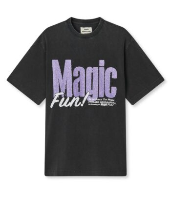 Mads Nørgaard  -shirt Cotton Jersey Dassel Tee Black Purple