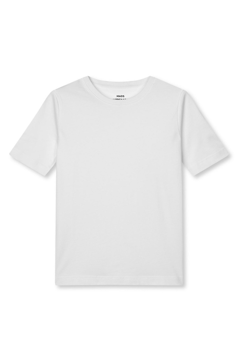 Mads Nørgaard -shirt Cotton Jersey Jess Tee Fav White