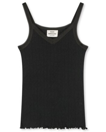 Mads Nørgaard Top Pointella Trille Top Black