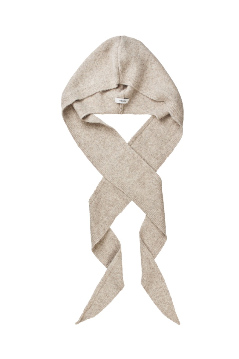 Mbym Halstørklæde Wrappi- Light Taupe Melange
