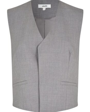 Mbym Vest Hettie-  Medium Grey