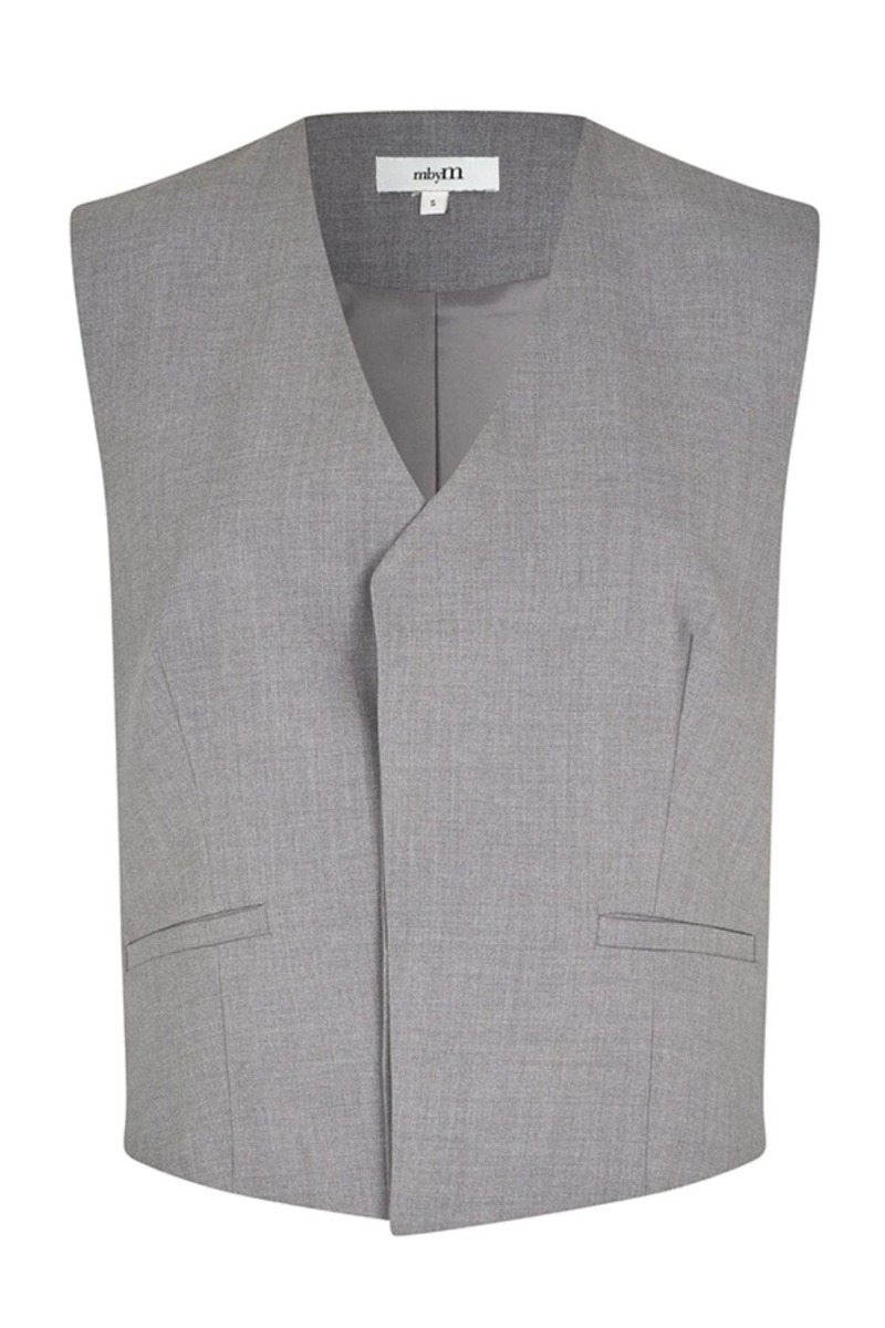Mbym Vest Hettie- Medium Grey