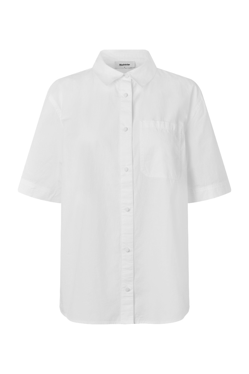 Modström Skjorte Maude Ss Shirt Soft White
