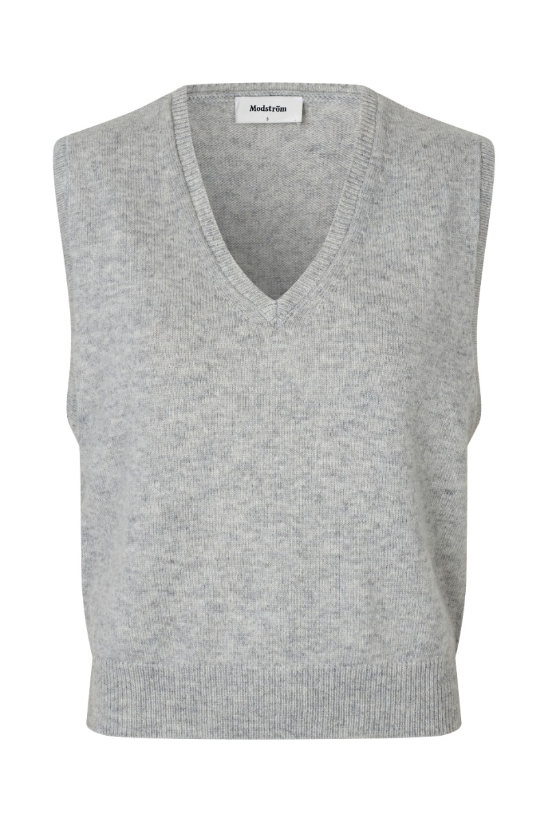 Modström Vest Mayu Vest Grey Melange