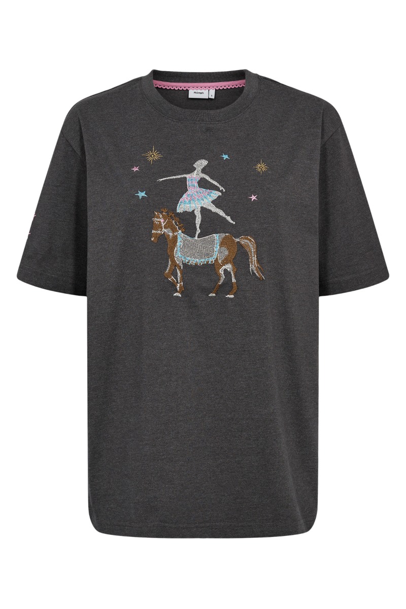 Nümp -shirt Nuprima Oversize -shirt Dark Grey Melange