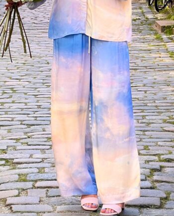 Nümph Bukser Nu Cloudya Pants Cerulean