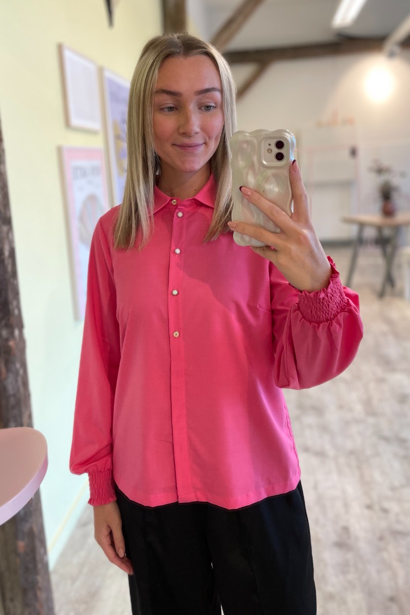 Nümph Skjorte Nu Tully Shirt Camellia Rose