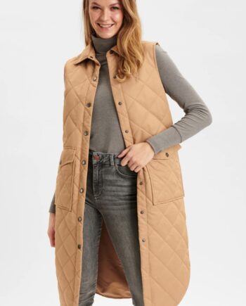 Nümph Vest Nucarter Waistcoat Tannin  Obs Live     -  Hverdages Levering