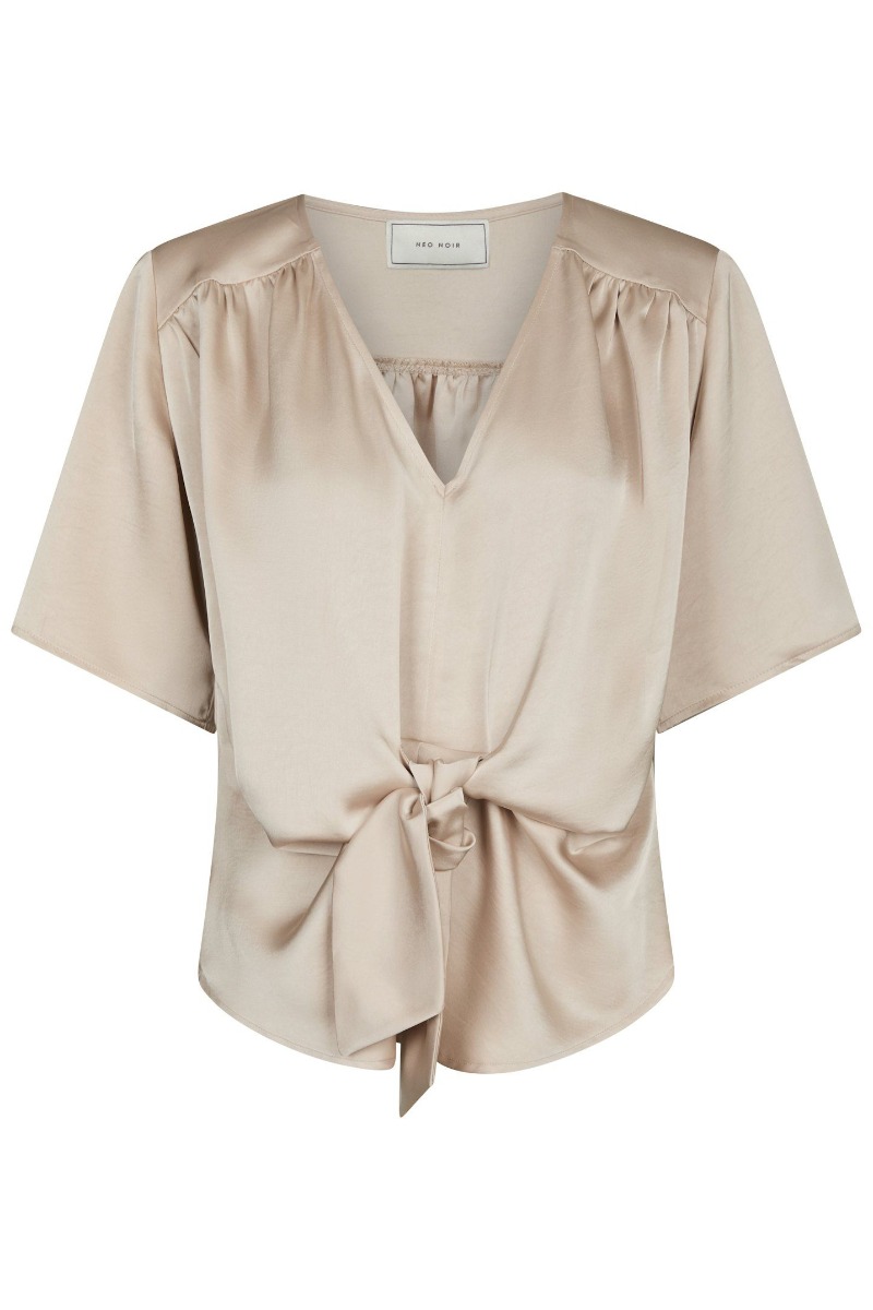 Neo Noir Bluse Casadia Heavy Sateen Blouse Champagne