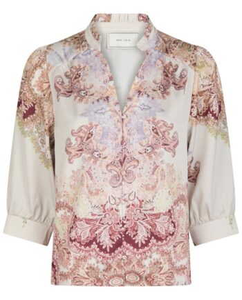 Neo Noir  Bluse Roselle Artist Paisley Blouse Ivory