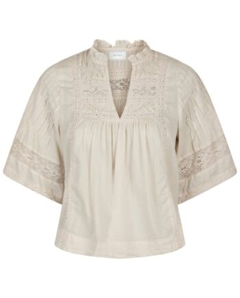 Neo Noir Bluse Siama   Voile Blouse Ivory