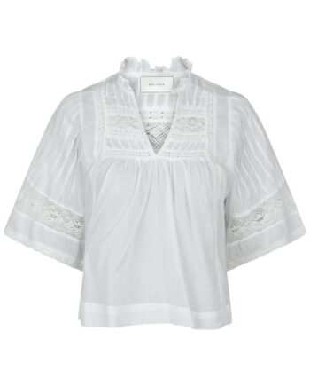 Neo Noir Bluse Siama   Voile Blouse White